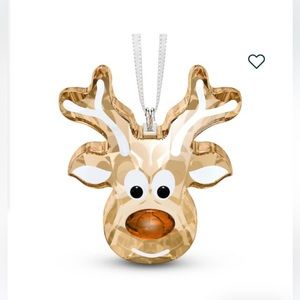 Swarovski Crystal Gingerbread Reindeer Ornament